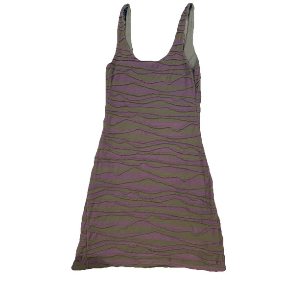 Free‎ People Women's Bodycon Sleeveless Lined Mini Dress Grey Purple Size XS - Picture 2 of 6